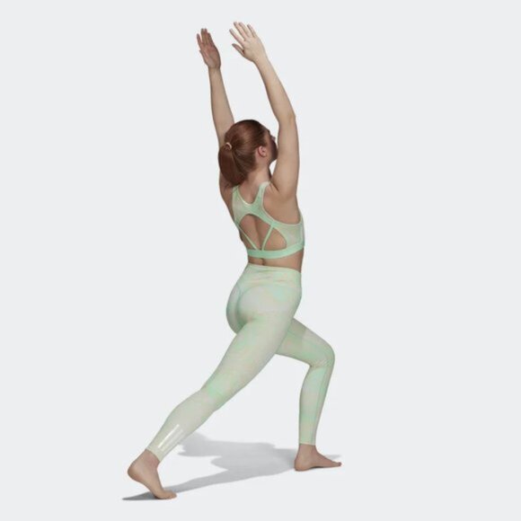 New Hyperglam AEROREADY Training Light Support Marble Print Workout Bra Size 2XL - Picture 7 of 15